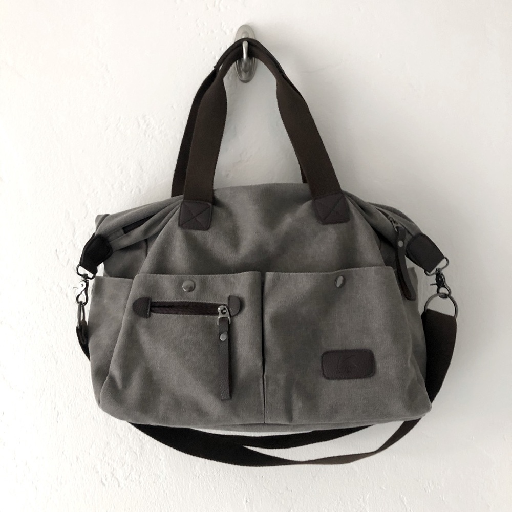 ❌SOLD❌Canvas Tech Bag / Weekender Bag
